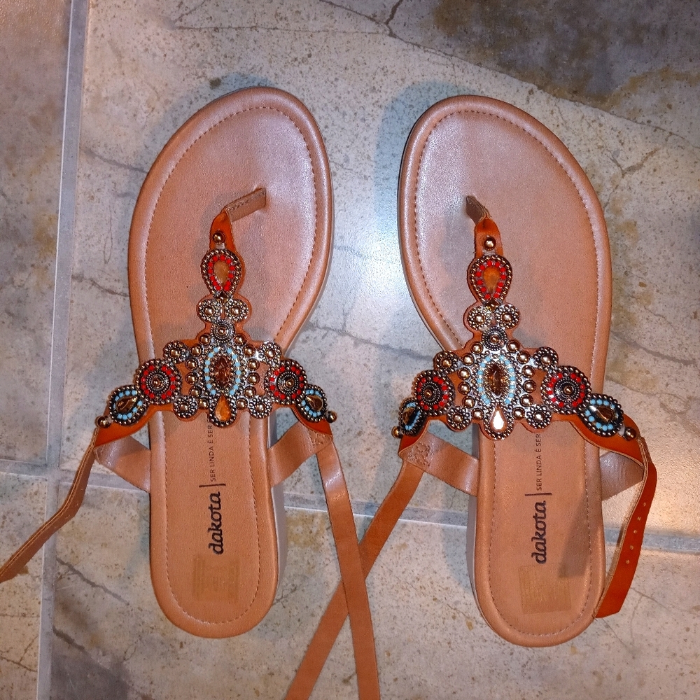 Brazilian Dakota Leather Sandals